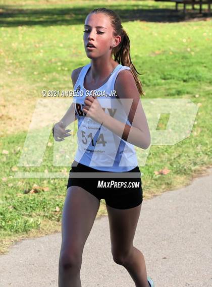 Thumbnail 3 in Bay Valley Athletic League Girls Cross Country Championship photogallery.