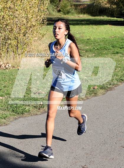 Thumbnail 3 in Bay Valley Athletic League Girls Cross Country Championship photogallery.