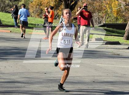 Thumbnail 3 in Bay Valley Athletic League Girls Cross Country Championship photogallery.