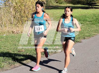 Thumbnail 1 in Bay Valley Athletic League Girls Cross Country Championship photogallery.