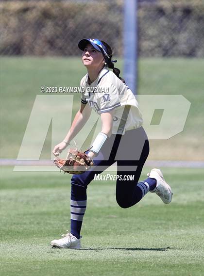 Thumbnail 3 in Mission Prep @ Orange Cove (2023 CIF CS Softball Championships-DIVISION 4) photogallery.