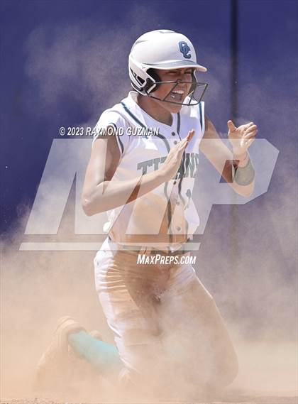 Thumbnail 2 in Mission Prep @ Orange Cove (2023 CIF CS Softball Championships-DIVISION 4) photogallery.