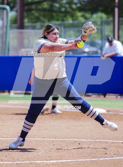 Thumbnail 1 in Mission Prep @ Orange Cove (2023 CIF CS Softball Championships-DIVISION 4) photogallery.