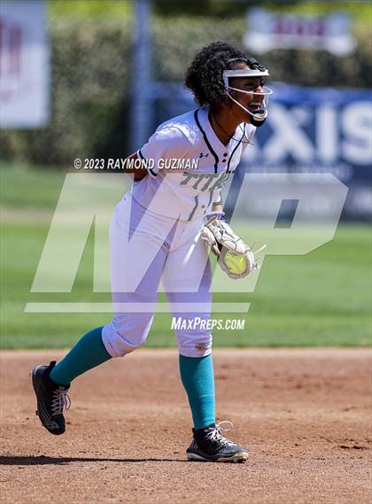 Thumbnail 1 in Mission Prep @ Orange Cove (2023 CIF CS Softball Championships-DIVISION 4) photogallery.