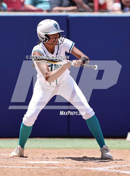 Thumbnail 2 in Mission Prep @ Orange Cove (2023 CIF CS Softball Championships-DIVISION 4) photogallery.
