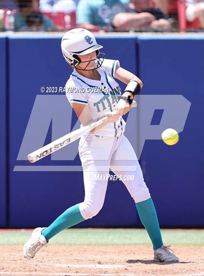 Thumbnail 1 in Mission Prep @ Orange Cove (2023 CIF CS Softball Championships-DIVISION 4) photogallery.