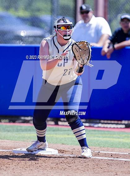 Thumbnail 1 in Mission Prep @ Orange Cove (2023 CIF CS Softball Championships-DIVISION 4) photogallery.