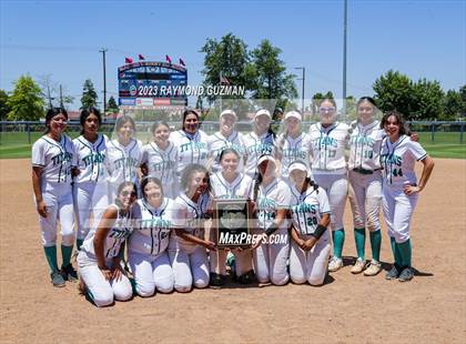 Thumbnail 1 in Mission Prep @ Orange Cove (2023 CIF CS Softball Championships-DIVISION 4) photogallery.
