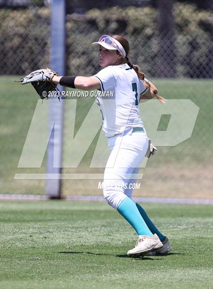 Thumbnail 2 in Mission Prep @ Orange Cove (2023 CIF CS Softball Championships-DIVISION 4) photogallery.