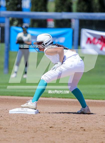 Thumbnail 2 in Mission Prep @ Orange Cove (2023 CIF CS Softball Championships-DIVISION 4) photogallery.