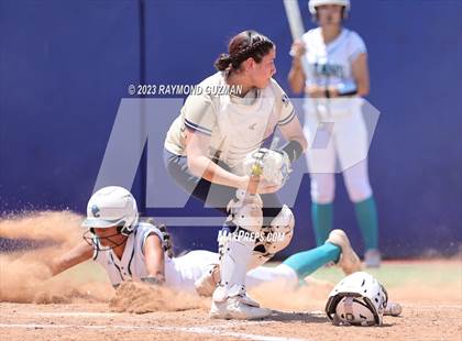 Thumbnail 2 in Mission Prep @ Orange Cove (2023 CIF CS Softball Championships-DIVISION 4) photogallery.