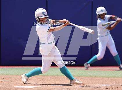 Thumbnail 2 in Mission Prep @ Orange Cove (2023 CIF CS Softball Championships-DIVISION 4) photogallery.
