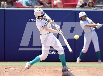 Thumbnail 1 in Mission Prep @ Orange Cove (2023 CIF CS Softball Championships-DIVISION 4) photogallery.