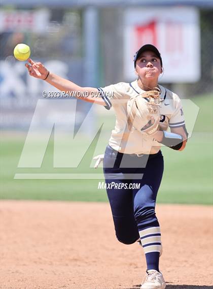 Thumbnail 1 in Mission Prep @ Orange Cove (2023 CIF CS Softball Championships-DIVISION 4) photogallery.