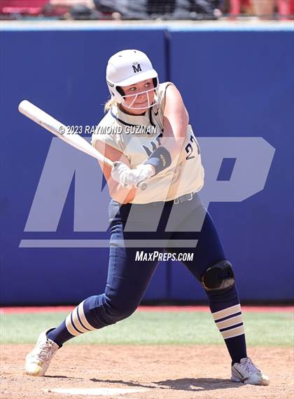 Thumbnail 1 in Mission Prep @ Orange Cove (2023 CIF CS Softball Championships-DIVISION 4) photogallery.