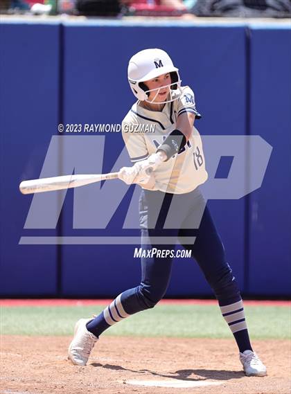 Thumbnail 1 in Mission Prep @ Orange Cove (2023 CIF CS Softball Championships-DIVISION 4) photogallery.