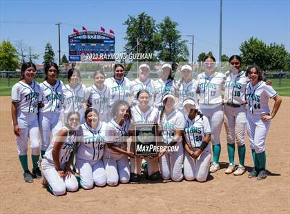 Thumbnail 3 in Mission Prep @ Orange Cove (2023 CIF CS Softball Championships-DIVISION 4) photogallery.