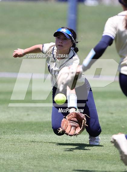 Thumbnail 2 in Mission Prep @ Orange Cove (2023 CIF CS Softball Championships-DIVISION 4) photogallery.