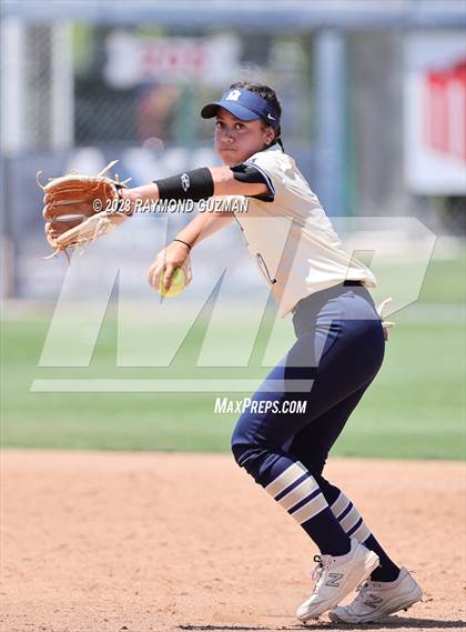 Thumbnail 1 in Mission Prep @ Orange Cove (2023 CIF CS Softball Championships-DIVISION 4) photogallery.