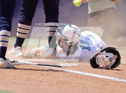 Thumbnail 2 in Mission Prep @ Orange Cove (2023 CIF CS Softball Championships-DIVISION 4) photogallery.