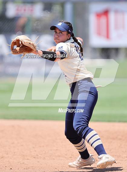 Thumbnail 2 in Mission Prep @ Orange Cove (2023 CIF CS Softball Championships-DIVISION 4) photogallery.