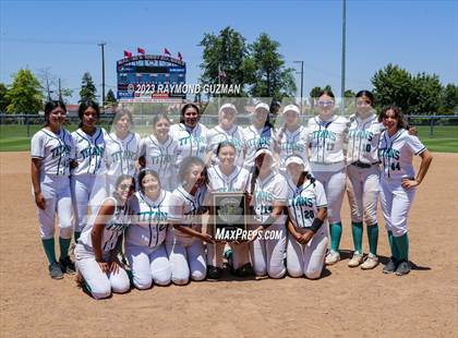 Thumbnail 3 in Mission Prep @ Orange Cove (2023 CIF CS Softball Championships-DIVISION 4) photogallery.