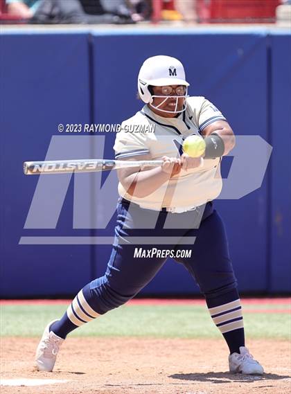 Thumbnail 2 in Mission Prep @ Orange Cove (2023 CIF CS Softball Championships-DIVISION 4) photogallery.