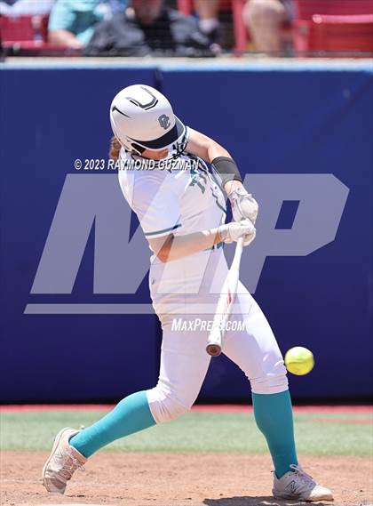 Thumbnail 2 in Mission Prep @ Orange Cove (2023 CIF CS Softball Championships-DIVISION 4) photogallery.