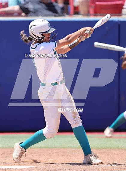 Thumbnail 3 in Mission Prep @ Orange Cove (2023 CIF CS Softball Championships-DIVISION 4) photogallery.