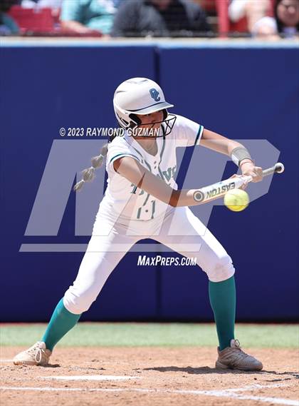 Thumbnail 3 in Mission Prep @ Orange Cove (2023 CIF CS Softball Championships-DIVISION 4) photogallery.