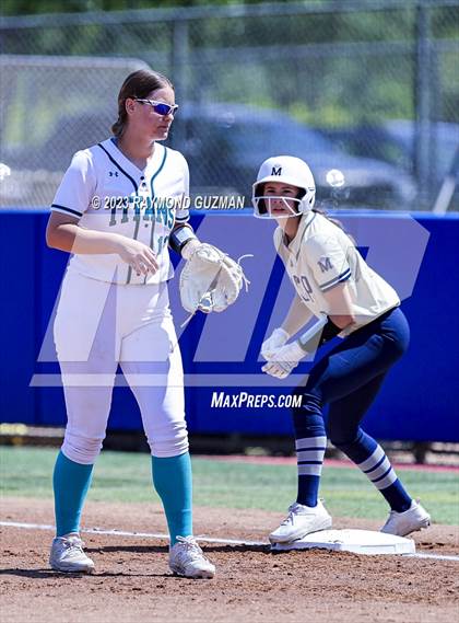 Thumbnail 3 in Mission Prep @ Orange Cove (2023 CIF CS Softball Championships-DIVISION 4) photogallery.