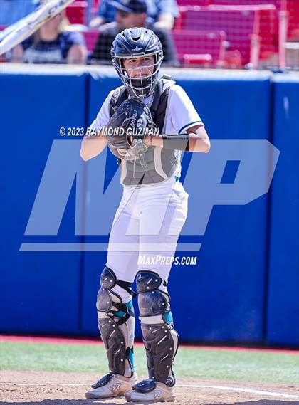 Thumbnail 1 in Mission Prep @ Orange Cove (2023 CIF CS Softball Championships-DIVISION 4) photogallery.