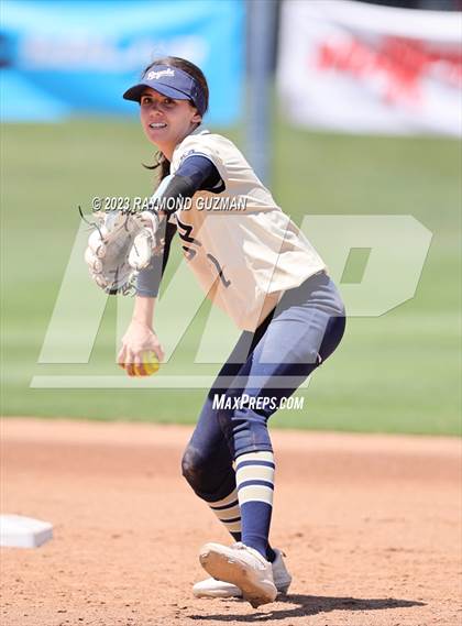 Thumbnail 2 in Mission Prep @ Orange Cove (2023 CIF CS Softball Championships-DIVISION 4) photogallery.