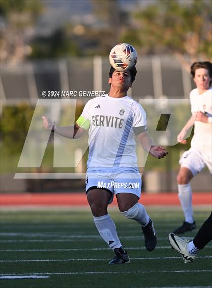 Thumbnail 2 in Servite @ Canyon (CIF SS Division 1 Round 3) photogallery.