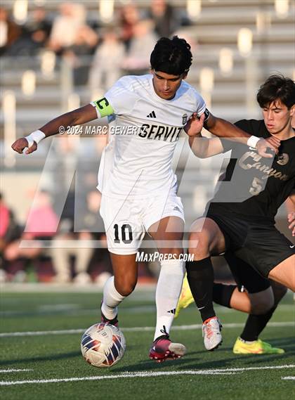 Thumbnail 2 in Servite @ Canyon (CIF SS Division 1 Round 3) photogallery.