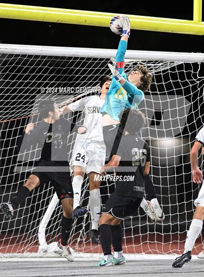 Thumbnail 2 in Servite @ Canyon (CIF SS Division 1 Round 3) photogallery.