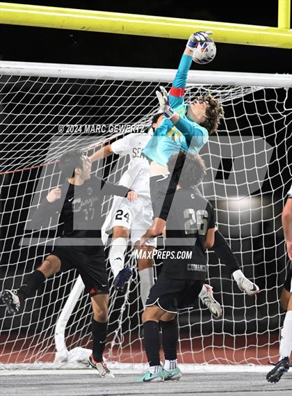 Thumbnail 3 in Servite @ Canyon (CIF SS Division 1 Round 3) photogallery.