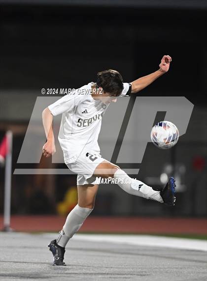 Thumbnail 3 in Servite @ Canyon (CIF SS Division 1 Round 3) photogallery.