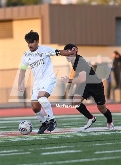 Thumbnail 1 in Servite @ Canyon (CIF SS Division 1 Round 3) photogallery.