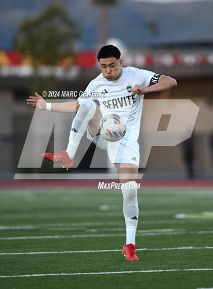 Thumbnail 2 in Servite @ Canyon (CIF SS Division 1 Round 3) photogallery.
