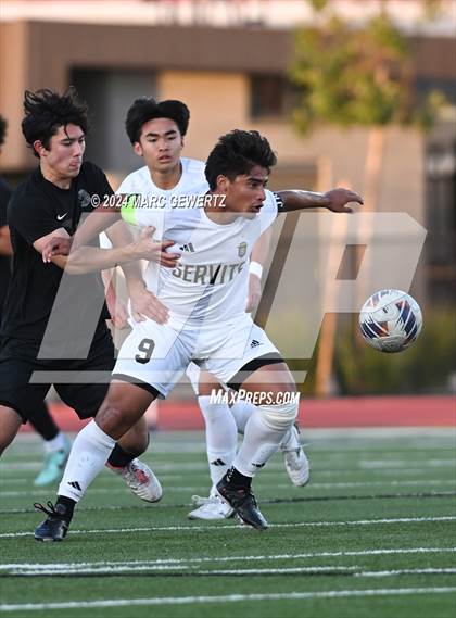 Thumbnail 1 in Servite @ Canyon (CIF SS Division 1 Round 3) photogallery.