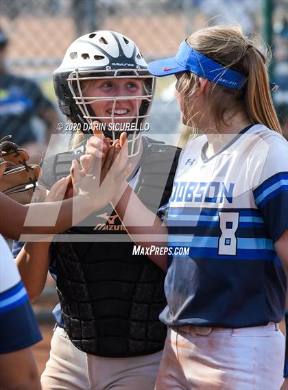 Thumbnail 2 in Payson vs Dobson (Westwood-Dobson Softball Invitational) photogallery.