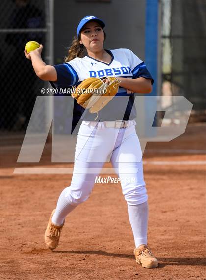 Thumbnail 1 in Payson vs Dobson (Westwood-Dobson Softball Invitational) photogallery.