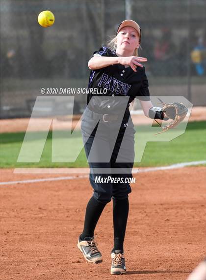 Thumbnail 2 in Payson vs Dobson (Westwood-Dobson Softball Invitational) photogallery.