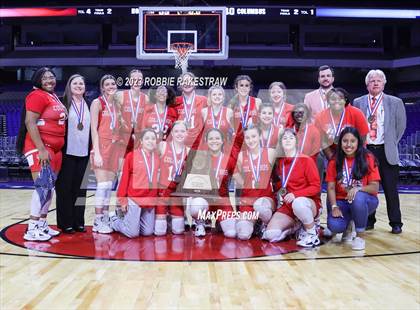 Thumbnail 2 in Holliday vs. Columbus (UIL 3A Basketball State Semifinal Medal Ceremony) photogallery.