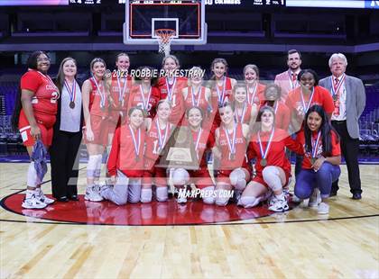 Thumbnail 1 in Holliday vs. Columbus (UIL 3A Basketball State Semifinal Medal Ceremony) photogallery.