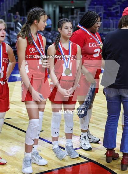 Thumbnail 3 in Holliday vs. Columbus (UIL 3A Basketball State Semifinal Medal Ceremony) photogallery.