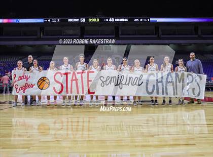 Thumbnail 2 in Holliday vs. Columbus (UIL 3A Basketball State Semifinal Medal Ceremony) photogallery.