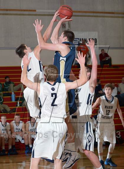 Thumbnail 2 in Marin Catholic vs. Dallas Jesuit( Father Barry Classic) photogallery.