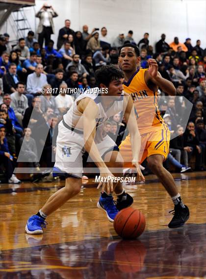 Thumbnail 2 in Bishop Loughlin vs. Archbishop Molloy (Catholic Class AA - Brooklyn/Queens Final) photogallery.